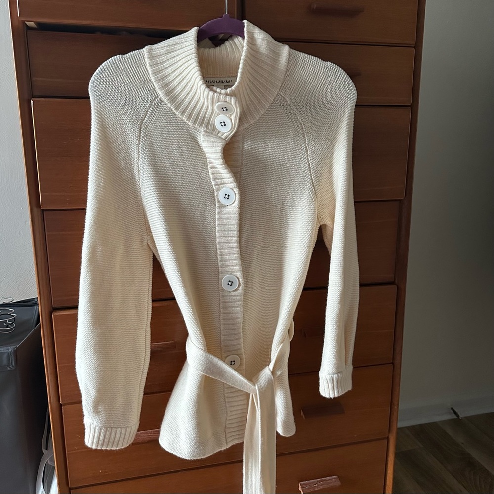 Banana Republic Fine Merino Wool Cardigan